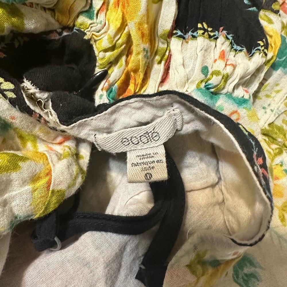 Ecote Black and Green Halter Sundress - Picture 10 of 12